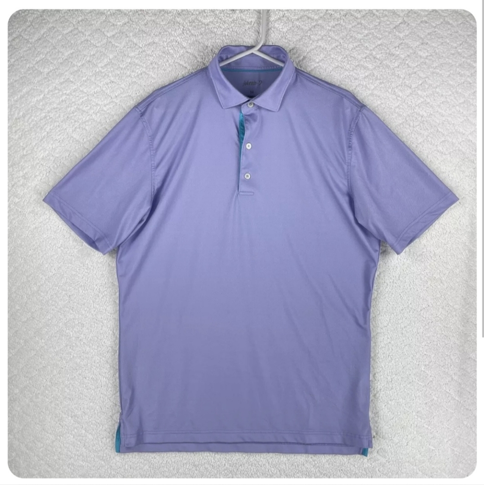 Johnnie-O Robben Prep-Formance Mens Polo Golf Shirt Size Medium Purple